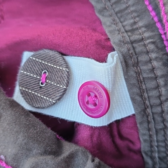 American Eagle VTG y2k 2000s brown pinstripe wide leg pants 8 - Picture 12 of 14